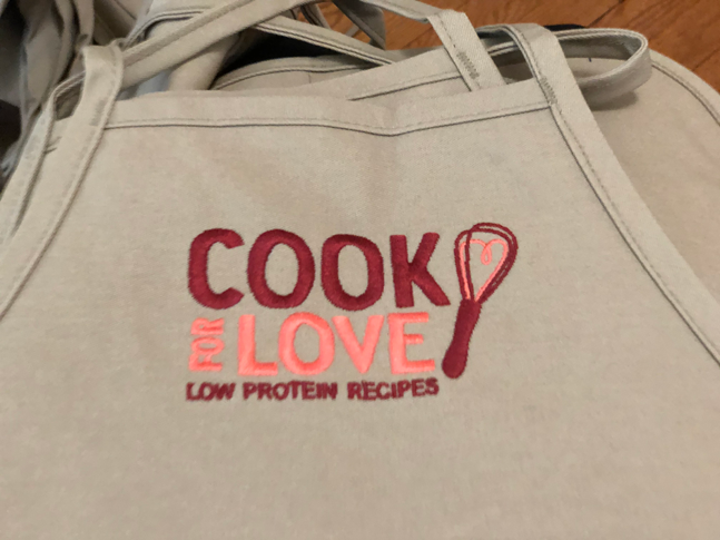 Cook for Love Embroidered Aprons